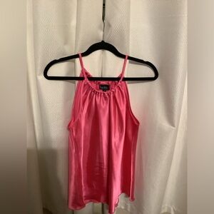 Bebe Vibrant Pink Satin Camisole